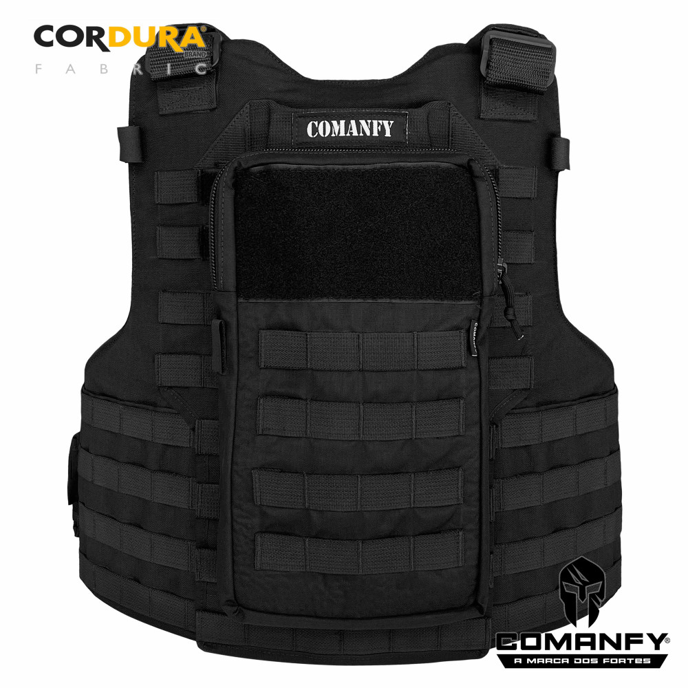 COMBO Nº3 CAPA DE COLETE PREDADOR G5 III-A CORDURA® 1000D RAIO - PRETO COMBO Nº3 CAPA DE COLETE PREDADOR G5 III-A CORDURA® 1000D RAIO - PRETO