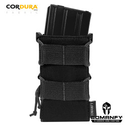 PORTA CARREGADOR FAST MAG 5.56 / 7.62 EM CORDURA® 1000D - PRETO PORTA CARREGADOR FAST MAG 5.56 / 7.62 EM CORDURA® 1000D - PRETO