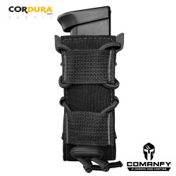 PORTA CARREGADOR FAST PISTOL EM CORDURA® 1000D - PRETO PORTA CARREGADOR FAST PISTOL EM CORDURA® 1000D - PRETO