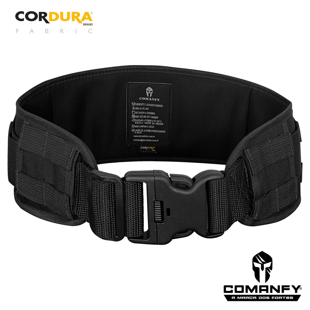 CINTO MODULAR COMANFY EM CORDURA® 1000D - PRETO CINTO MODULAR COMANFY EM CORDURA® 1000D - PRETO