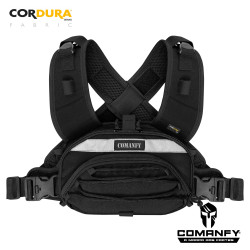 BOLSA DE PEITO COMANFY SAQUE RÁPIDO G-2 EM CORDURA® 1000D - PRETO BOLSA DE PEITO COMANFY SAQUE RÁPIDO G-2 EM CORDURA® 1000D - PRETO