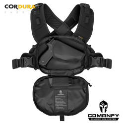 BOLSA DE PEITO COMANFY SAQUE RÁPIDO G-2 EM CORDURA® 1000D - PRETO BOLSA DE PEITO COMANFY SAQUE RÁPIDO G-2 EM CORDURA® 1000D - PRETO