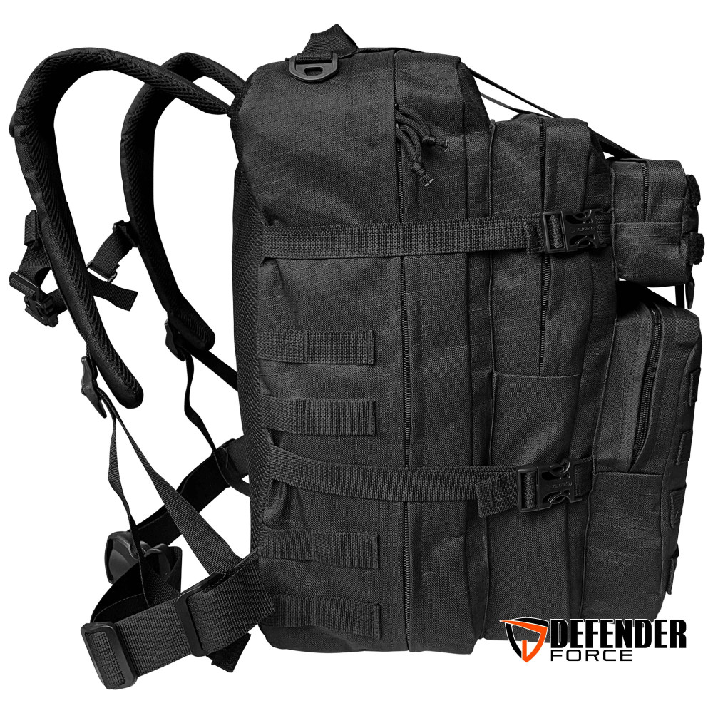 MOCHILA DEFENDER ASSAULT 45 LTS COM PORTA NOTBOOK - PRETO MOCHILA DEFENDER ASSAULT 45 LTS COM PORTA NOTBOOK - PRETO