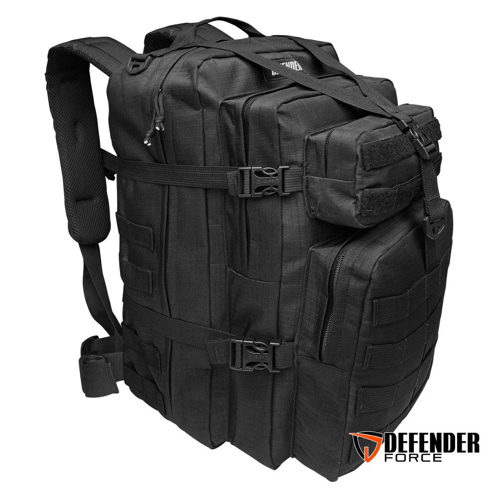 MOCHILA DEFENDER ASSAULT 45 LTS COM PORTA NOTBOOK - PRETO MOCHILA DEFENDER ASSAULT 45 LTS COM PORTA NOTBOOK - PRETO
