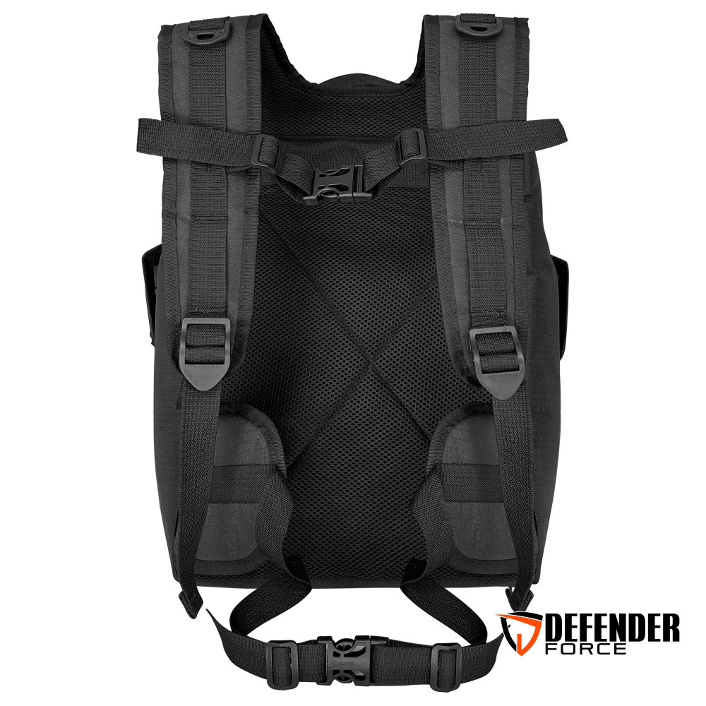 MOCHILA DEFENDER P/ CURSOS MILITARES 35 LITROS EM RIPSTOP - PRETO MOCHILA DEFENDER P/ CURSOS MILITARES 35 LITROS EM RIPSTOP - PRETO