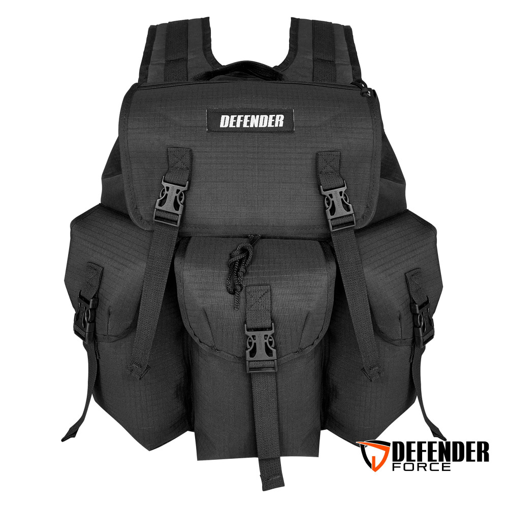 MOCHILA DEFENDER P/ CURSOS MILITARES 35 LITROS EM RIPSTOP - PRETO MOCHILA DEFENDER P/ CURSOS MILITARES 35 LITROS EM RIPSTOP - PRETO